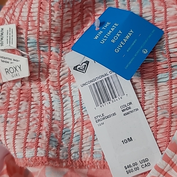 ROXY Girls Unconditional Ocean Skater Dress - Picture 7 of 8